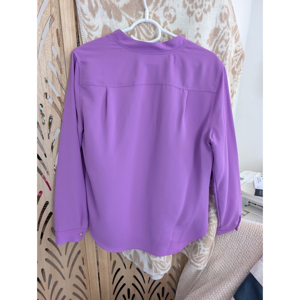 Nine West Purple Women's Blouse Medium - Picture 7 of 7